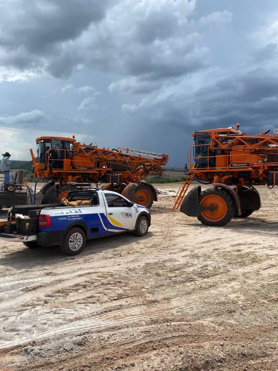 Atendimento em pulverizadores